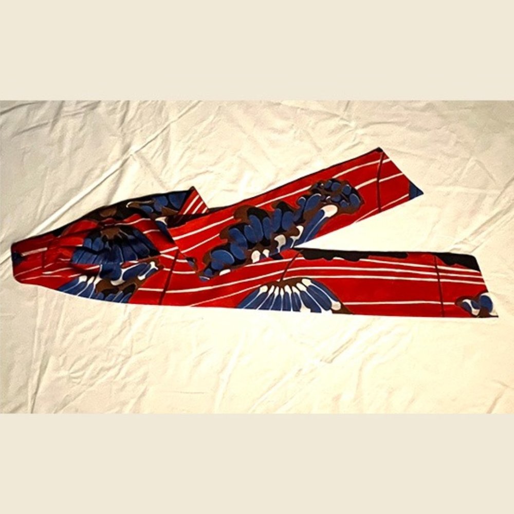 Vintage Silk Bowtie Scarf